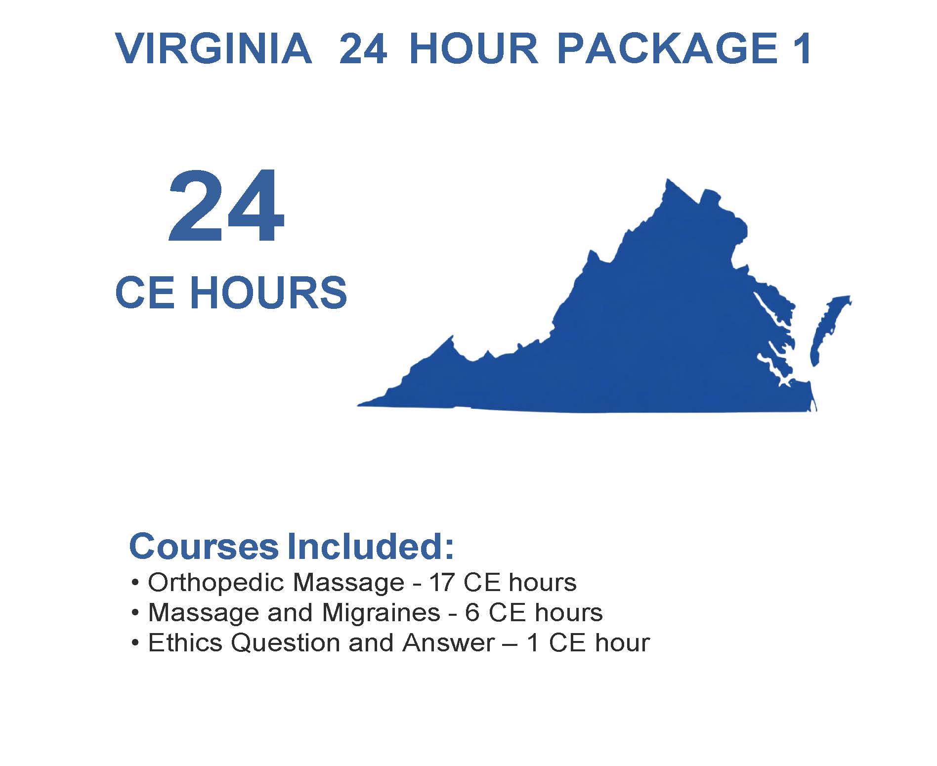 Virginia 24 Hour Package 1